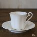 画像2: ノリタケ　スタジオコレクション　コーヒーカップ＆ソーサー　白　未使用品（ほ3824）