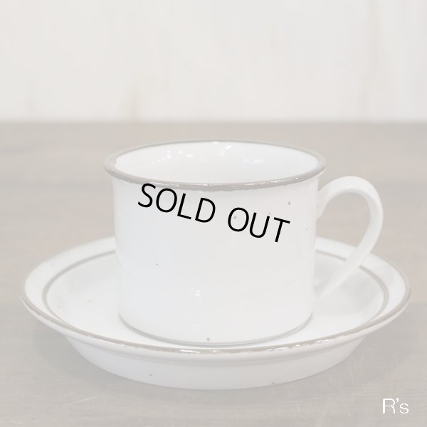 画像2: earthstone　レトロ　ストーンウェア　カップ＆ソーサー　未使用品（コ3839）