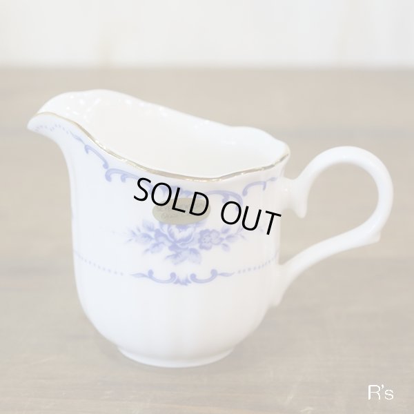 画像2: SEYEI　セーエー陶器　FINE　Opal China　クリーマー/ミルクポット　青い花柄　未使用品（を3856）