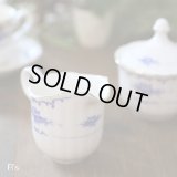 SEYEI　セーエー陶器　FINE　Opal China　クリーマー/ミルクポット　青い花柄　未使用品（を3856）