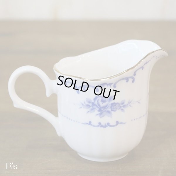 画像3: SEYEI　セーエー陶器　FINE　Opal China　クリーマー/ミルクポット　青い花柄　未使用品（を3856）