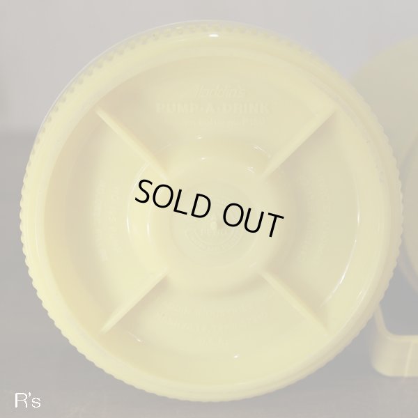 画像11: U.S.A.　アラジン　PUMP A DRINK　バキュームボトル/エアーポット　ハンドル付き　イエロー　花柄　ユーズド美品