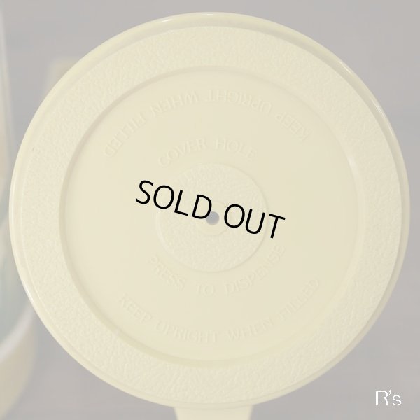 画像10: U.S.A.　アラジン　PUMP A DRINK　バキュームボトル/エアーポット　ハンドル付き　イエロー　花柄　ユーズド美品