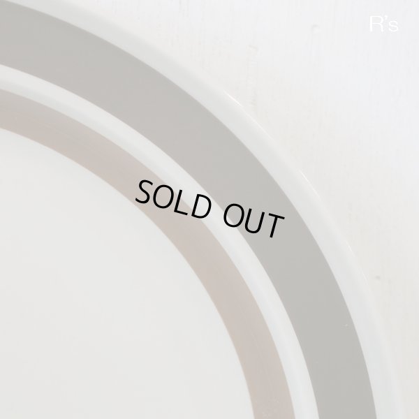 画像4: SONE　ソネチャイナ　APOLLO STONE　プレート/中皿　by ATELIER　ブラウン　ダブルライン　未使用品