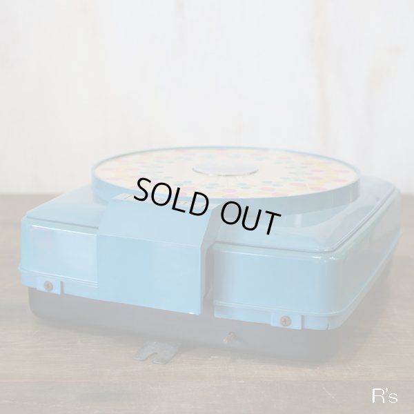 画像9: KUBOTA　クボタ　レトロ　温度計付きキッチンスケール/壁掛け秤　2Kg　ブルー　ユーズド品