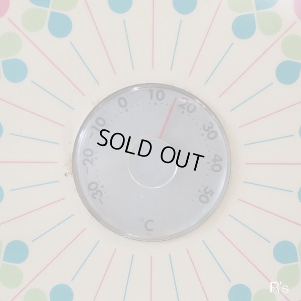 画像6: KUBOTA　クボタ　レトロ　温度計付きキッチンスケール/壁掛け秤　2Kg　ブルー　ユーズド品