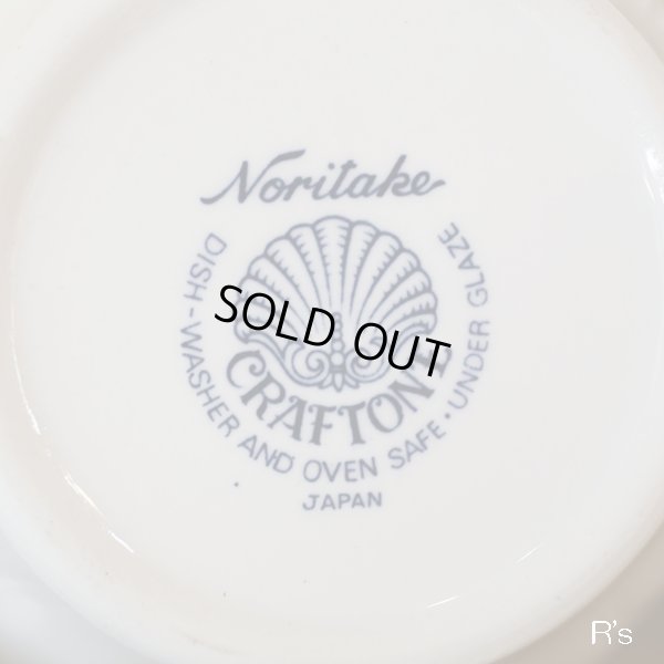 画像6: ノリタケ　CRAFTONE　クリーマー＆シュガーポットセット　青い花柄　未使用品（ケ3869）