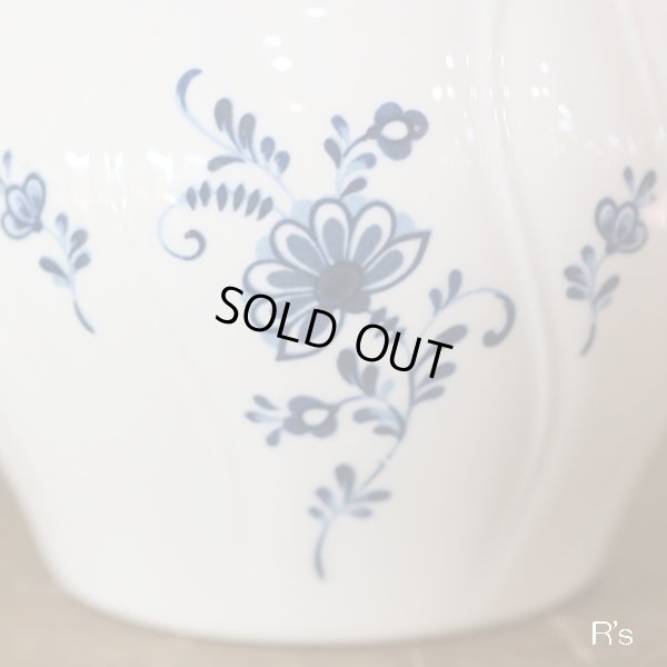 画像3: ノリタケ　CRAFTONE　クリーマー＆シュガーポットセット　青い花柄　未使用品（ケ3869）