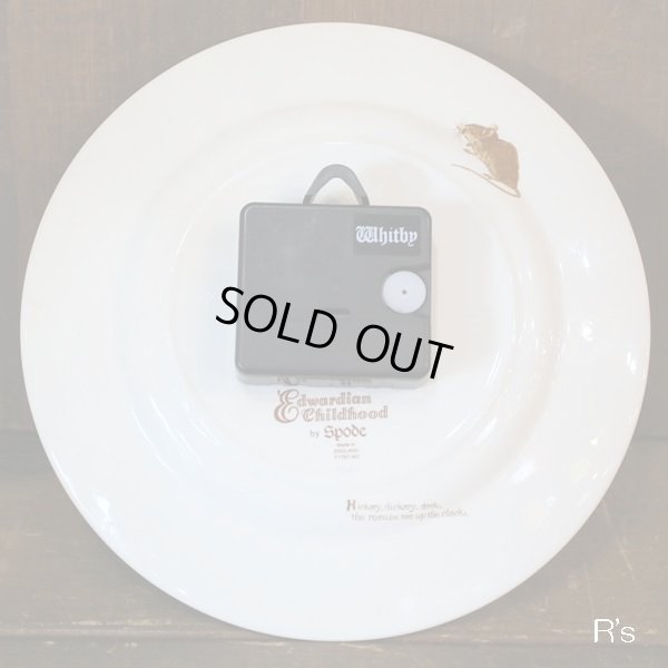 画像5: イギリス　Spode　ウォールクロック/壁掛け時計　Edwardian Childhood　秒針無し　ユーズド品（店3883）