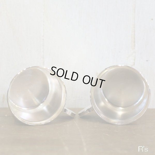 画像4: フランス　Christofle　クリストフル　シルバー　ペアデミカップ＆ソーサー　ユーズド品