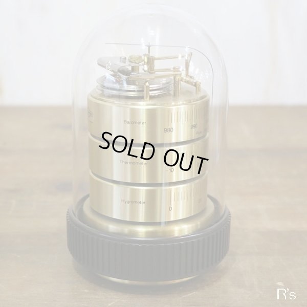 画像5: ドイツ　BARIGO　バリゴ　温湿気圧計　ゴールド　ユーズド品