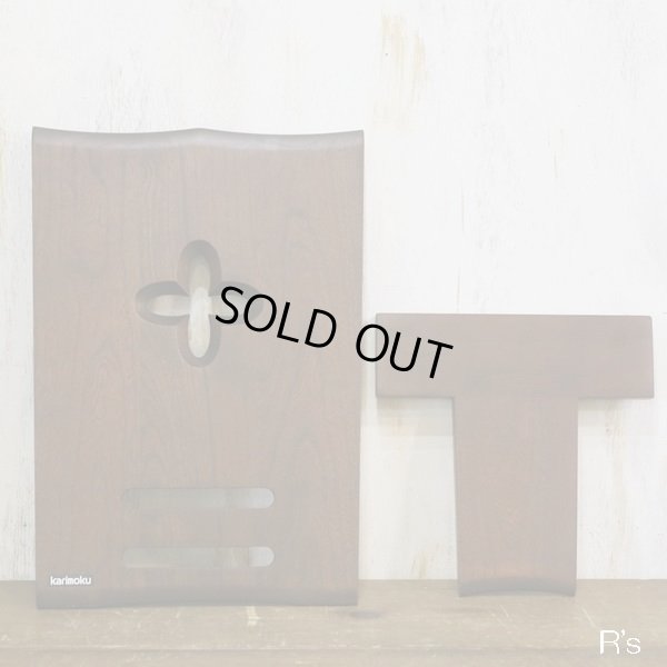 画像4: カリモク　譜面台　木製　十字/クロス　ユーズド美品