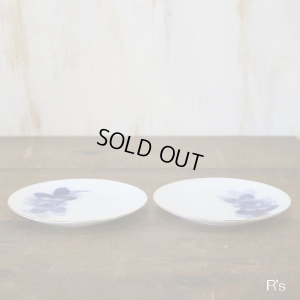 画像5: OKURA　大倉陶園　ブルーローズ　ペア　カップ＆ソーサー＆ケーキソーサーセット　未使用品　箱付き（ク3919）