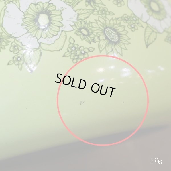 画像8: マルビシ　ハイクラス　カラーホーローウェア　両手鍋　グリーン　花柄　未使用品