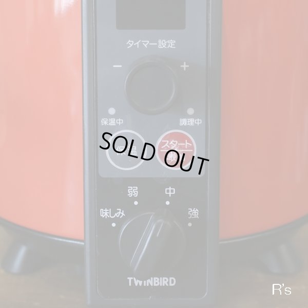 画像3: ツインバード　タイマー付スロークッカー　EP-4728型　オレンジ　ユーズド美品　取扱説明書付　幸せなレシピ付