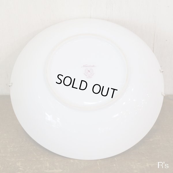 画像6: ノリタケ　赤菊　ハンドル付きプレート/サーブプレート　未使用品