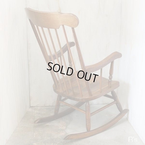 画像4: 台湾製　ロッキングチェアー/木製揺り椅子　ユーズド品