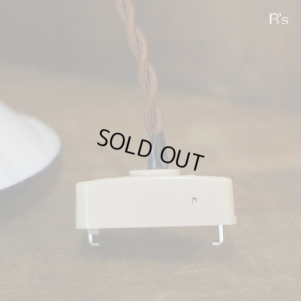 画像8: ホーロー　ペンダントライト/吊り下げ照明　白　ユーズド品