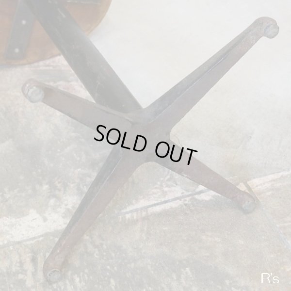 画像7: 回転椅子　スツール　木×アイアン　カスタムメイド