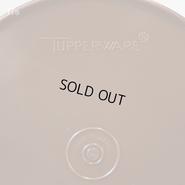 画像6: タッパーウェア　グランプリデコレーター　丸型保存容器　特大　ブラウン　柄付　未使用品（GG4064)