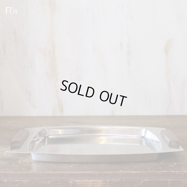 画像3: イギリス　RADMORE　TREASURE　CHEST　ラッキーウッド　18-8ステンレス　トレー　ユーズド美品　袋入り（ん4093）