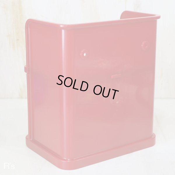 画像4: Cooking　MATE-B　レトロ　調味料保存ケース4個セット　調味料ラック　赤　仕分けシール付き　未使用品（ネ4102）