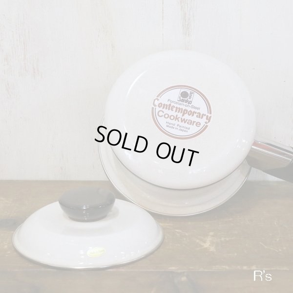 画像7: Sanko　WEAR　サンコーウェア　コンテンポラリー　クックウェア　ホーロー片手鍋　14ｃｍ　未使用品（店4159）