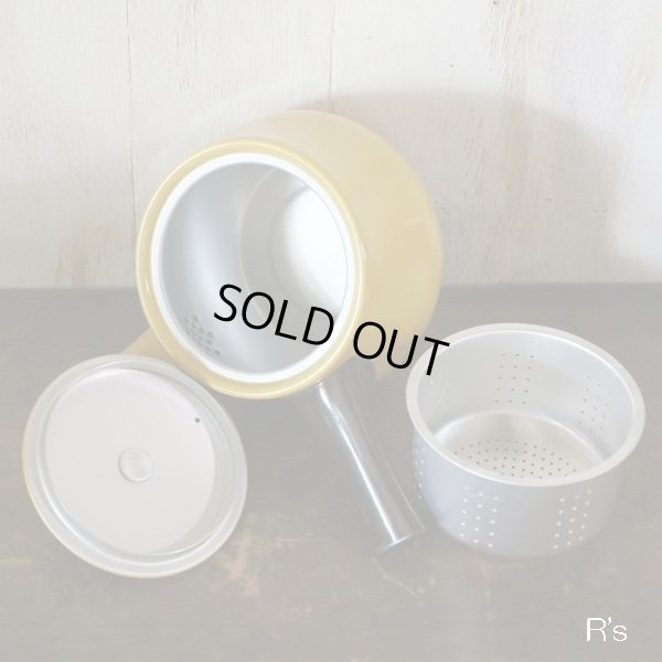 画像4: ミカド　レトロ　アルミ　急須　ヨコテ　イエロー　未使用品