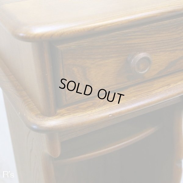 画像6: カリモク　木製　電話台　小棚　花台　ユーズド品（店4183）