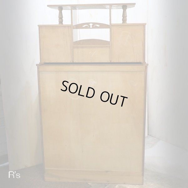 画像11: 木製　レトロ　6段タンス　飾り棚付き　ユーズド品（店4181）