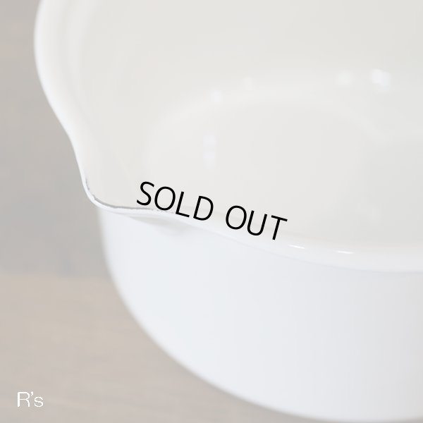 画像4: ノリタケ　エナメルウェア　クルール　ミルクパン　ホーロー片手鍋　12ｃｍ　未使用品（R4188）