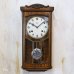 画像1: 明治時計　振り子時計　レトロ　柱時計　木製　11days　ユーズド品（店4194） (1)