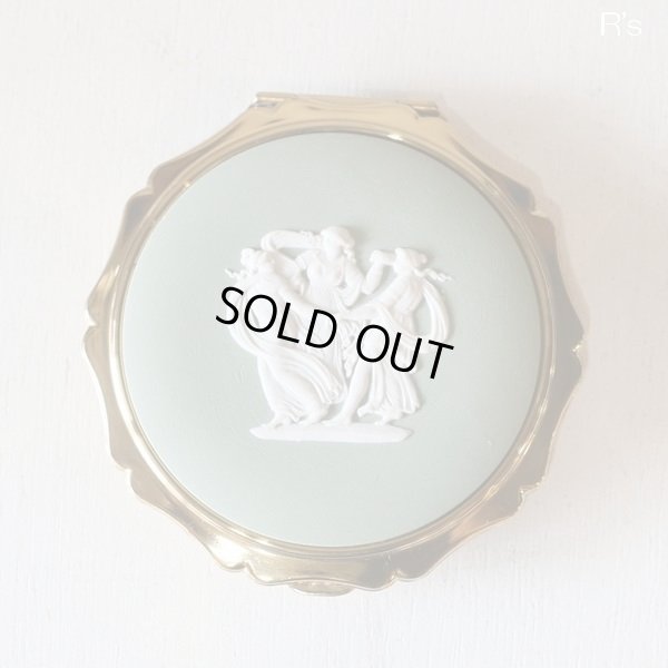 画像3: イギリス　WEDGWOOD　ウェッジウッド　パフケース　コンパクト　カメオ　未使用品（ゆ4204）