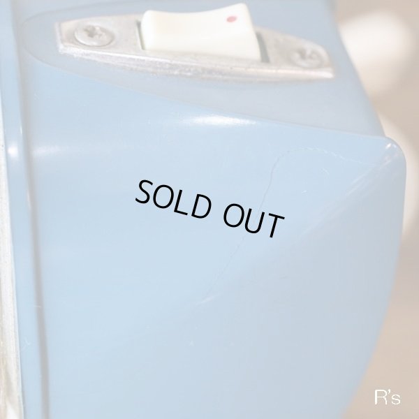 画像6: ハツネ　パーソナルファン　レトロ　卓上扇風機　ブルー　ユーズド品（ン1318）