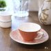 画像1: Toyotoki　東洋陶器　ティーカップ＆ソーサー　ピンク　未使用品（B4236） (1)
