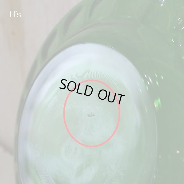 画像6: フランス　arcoroc　アルコロック　ガラスプレート　深皿　グリーン　未使用品（ン4240）