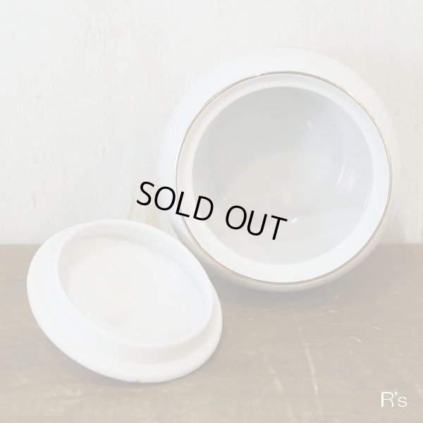 画像4: Jyoto　シュガーポット　キャニスター　ブラウン　バイヤスチェック　未使用品（ケ4271）