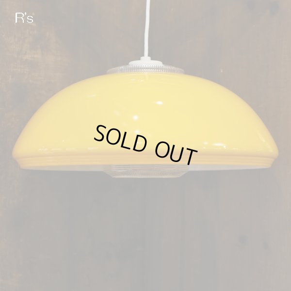 画像3: ナショナル　レトロ　ペンダントライト　イエロー　LK80　ユーズド品（店4300）