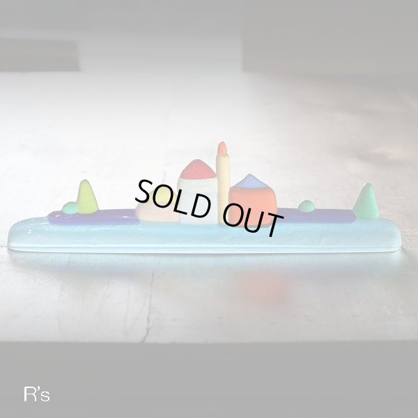 画像2: イタリア　ムラーノ　Barovier&Dona　ガラスオブジェ　ガラスモザイク　MARINE　未使用品　箱付き（店4319）