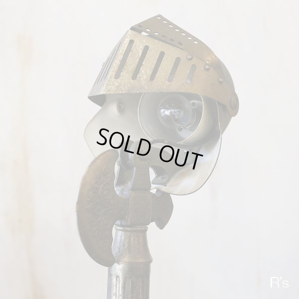 画像7: 西洋甲冑型　デスクライト　インテリアライト　プレートアーマ型　ユーズド品（店4326）