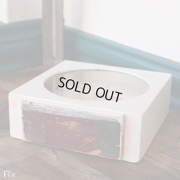 画像5: 置き時計　スクエア　白　カスタムメイド品（店4353）