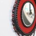 画像4: セルコン　レトロ　壁掛け鏡　ウォールミラー　珠飾り　HG6008　未使用品（店4360）