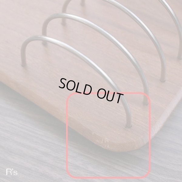 画像6: 北欧　スウェーデン　木製　ハンドル付きトーストスタンド　モデルルーム展示品（店4401）