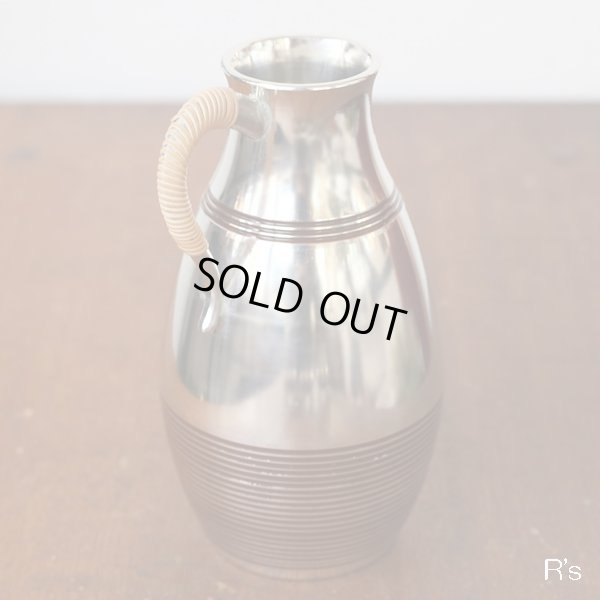 画像5: 浪華　錫半造　錫製　酒器　徳利＆盃3客セット　未使用品　共箱付き（ｑ4448）