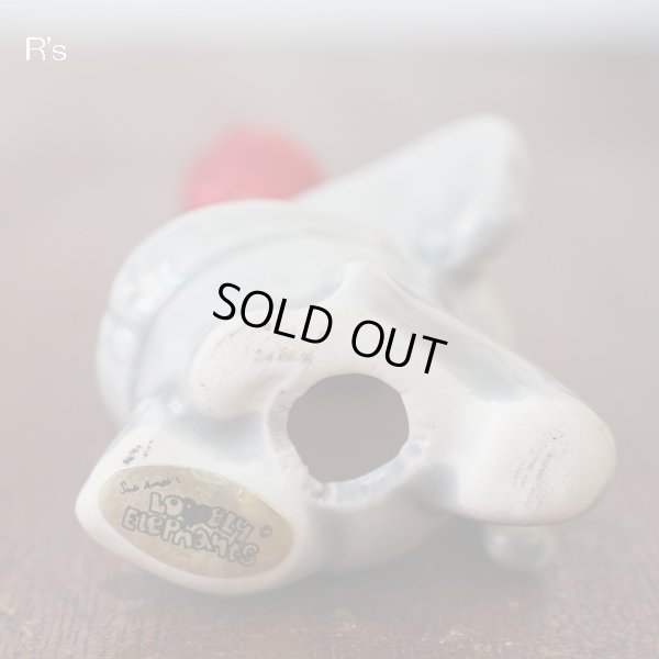 画像7: Lovely　Elephant　風船を持ったゾウの置物　陶器の象　ユーズド品（店4468）