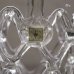 画像4: IWATA　GLASS　ガラス編みカゴ　フラワーベース　鉢カバー　ユーズド品（ｖ4534）