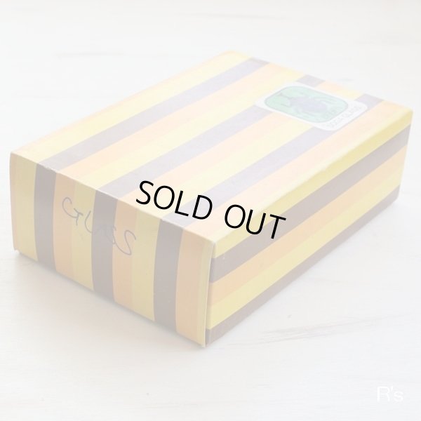 画像6: SOGA　GLASS　ソガガラス　cham　チャムシリーズ　シャーベットグラス　5客セット　アンバー　未使用品　箱付き（ｖ4535）