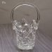 画像2: IWATA　GLASS　ガラス編みカゴ　フラワーベース　鉢カバー　ユーズド品（ｖ4534）