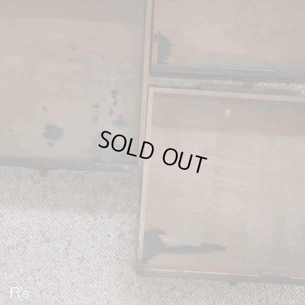 画像8: 木製　古い小抽斗　8段　ユーズド品（店4554）