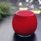 ガラス　フラワーベース　花生け　赤　ユーズド品（箱12　4577）